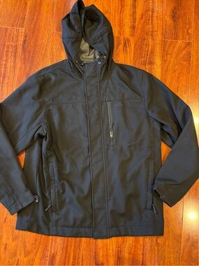 Champion Men's Black Hooded Performance Jacket
